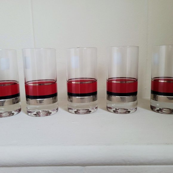 Vintage Pierre Cardin Chrome Glass Tumblers NIB - Picture 4 of 7